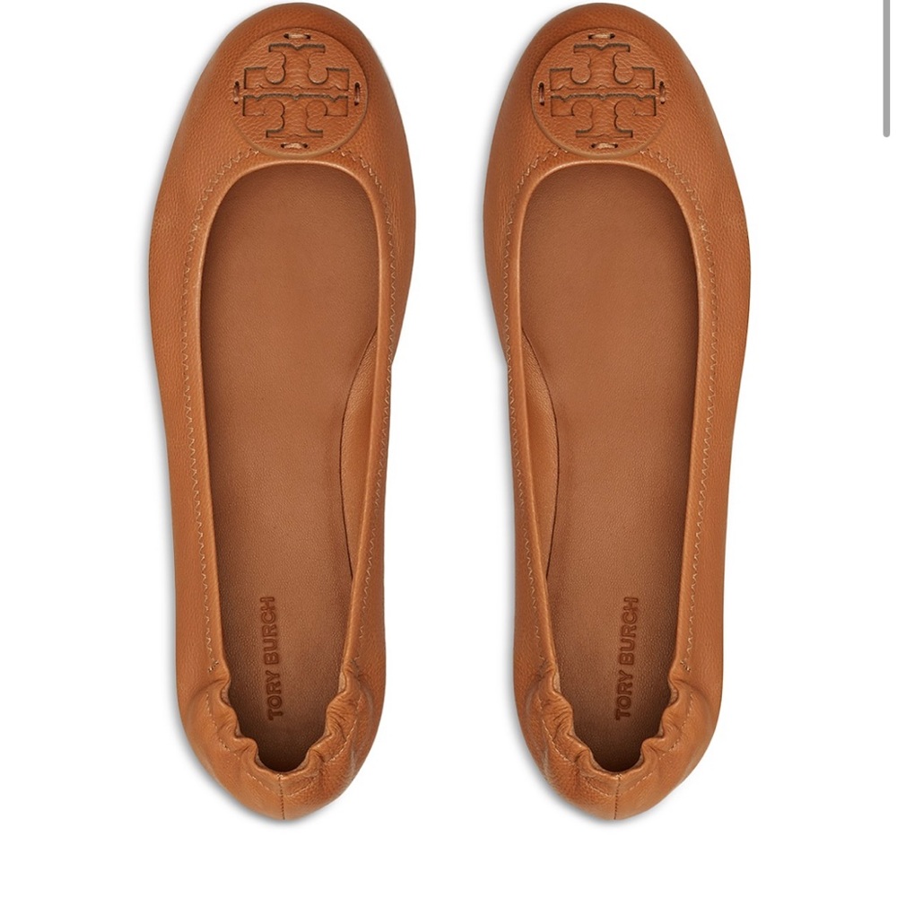 TORY BURCH Minnie Travel Ballet Flat- well loved, but priced to sell!
